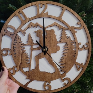 Túrázós óra, Otthon & Életmód, Dekoráció, Fali és függő dekoráció, Falióra & óra, , MESKA