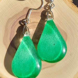 Epoxy fülbevaló, Ékszer, Fülbevaló, Lógó fülbevaló, , MESKA