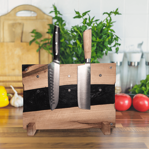 3 az 1-ben prémium vágódeszka, késtartó és tálaló egyben méregzöld - otthon & életmód - konyhafelszerelés, tálalás - sütés, főzés - vágódeszka - Meska.hu