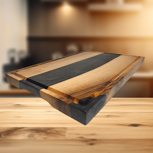 3 az 1-ben prémium vágódeszka, késtartó és tálaló egyben méregzöld - otthon & életmód - konyhafelszerelés, tálalás - sütés, főzés - vágódeszka - Meska.hu