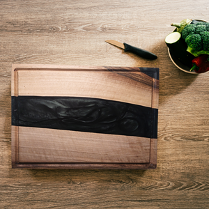 3 az 1-ben prémium vágódeszka, késtartó és tálaló egyben méregzöld - otthon & életmód - konyhafelszerelés, tálalás - sütés, főzés - vágódeszka - Meska.hu