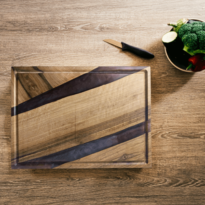 Prémium diófa Vágódeszka/kínáló tálca - Színváltós, Otthon & Életmód, Konyhafelszerelés, tálalás, Sütés, főzés, Vágódeszka, Famegmunkálás, MESKA