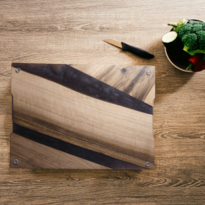 Prémium diófa Vágódeszka/kínáló tálca - Színváltós - otthon & életmód - konyhafelszerelés, tálalás - sütés, főzés - vágódeszka - Meska.hu