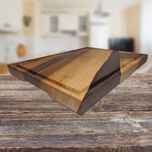 Prémium diófa Vágódeszka/kínáló tálca - Színváltós - otthon & életmód - konyhafelszerelés, tálalás - sütés, főzés - vágódeszka - Meska.hu