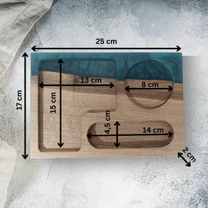 Diófa reggelizőtálca - zöld - otthon & életmód - konyhafelszerelés, tálalás - tálalás - tálca - Meska.hu