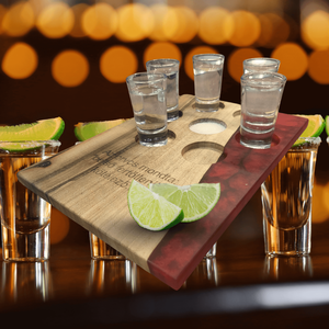 Diófa reggelizőtálca - piros - otthon & életmód - konyhafelszerelés, tálalás - tálalás - tálca - Meska.hu