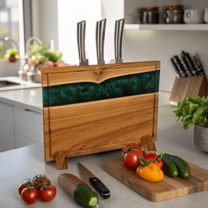 Akácfa vágódeszka - zöld, Otthon & Életmód, Konyhafelszerelés, tálalás, Sütés, főzés, Vágódeszka, , MESKA