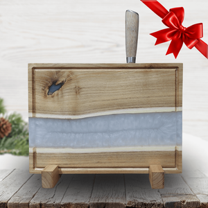 Akácfa késtartó/vágódeszka - Fehér, Otthon & Életmód, Konyhafelszerelés, tálalás, Sütés, főzés, Vágódeszka, , MESKA