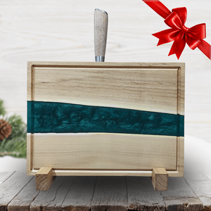 Akácfa mágneses késtartó / tálaló / vágódeszka - zöld, Otthon & Életmód, Konyhafelszerelés, tálalás, Sütés, főzés, Vágódeszka, , MESKA