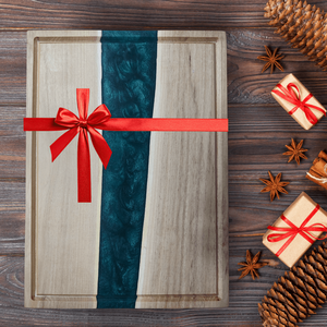 Akácfa mágneses késtartó / tálaló / vágódeszka - zöld - otthon & életmód - konyhafelszerelés, tálalás - sütés, főzés - vágódeszka - Meska.hu