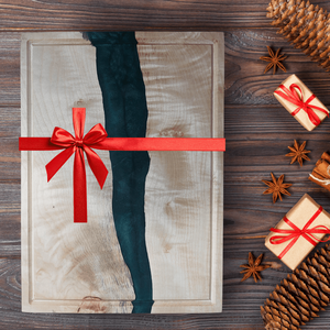 Juharfa mágneses késtartó / tálaló / vágódeszka - zöld - otthon & életmód - konyhafelszerelés, tálalás - sütés, főzés - vágódeszka - Meska.hu