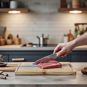 Akácfa késtartó/vágódeszka - Fehér - otthon & életmód - konyhafelszerelés, tálalás - sütés, főzés - vágódeszka - Meska.hu