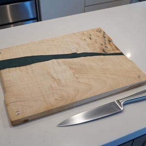 Prémium Juharfa Vágódeszka/kínáló tálca - zöld - otthon & életmód - konyhafelszerelés, tálalás - sütés, főzés - vágódeszka - Meska.hu