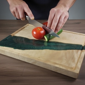 Prémium Juharfa Vágódeszka/kínáló tálca - zöld - otthon & életmód - konyhafelszerelés, tálalás - sütés, főzés - vágódeszka - Meska.hu
