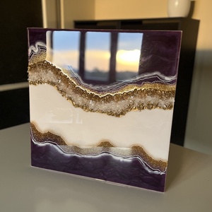 geóda jellegű epoxi festmény - Meska.hu