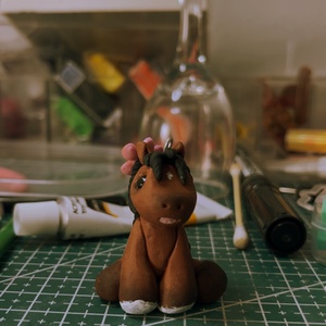 Virágos lovacska kulcstartó - táska & tok - kulcstartó & táskadísz - kulcstartó - Meska.hu