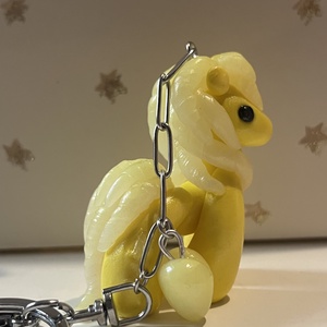 Ásvány kollekció - Citrin lovacska - táska & tok - kulcstartó & táskadísz - kulcstartó - Meska.hu