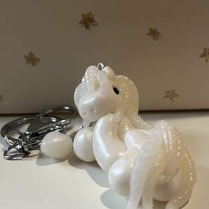 Ásvány kollekció - Hegyikristály lovacska - táska & tok - kulcstartó & táskadísz - kulcstartó - Meska.hu