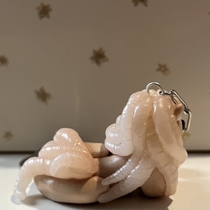 Ásvány kollekció - Holdkő lovacska - táska & tok - kulcstartó & táskadísz - kulcstartó - Meska.hu