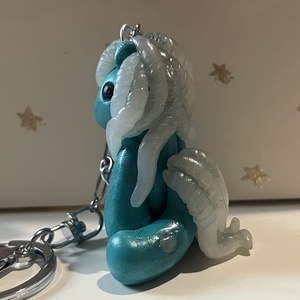 Ásvány kollekció - Amazonit lovacska - táska & tok - kulcstartó & táskadísz - kulcstartó - Meska.hu