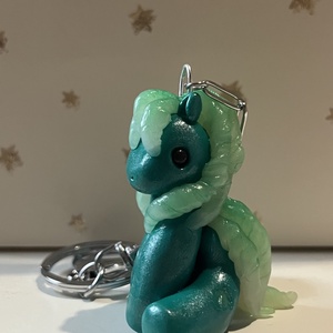 Ásvány kollekció - Jáde lovacska - táska & tok - kulcstartó & táskadísz - kulcstartó - Meska.hu