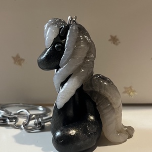 Ásvány kollekció - Obszidián lovacska - táska & tok - kulcstartó & táskadísz - kulcstartó - Meska.hu