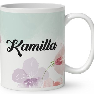 Névvel kérhető - Pillangós napraforgós manó lány mintás bögre - otthon & életmód - konyhafelszerelés, tálalás - tálalás - bögre & csésze - Meska.hu