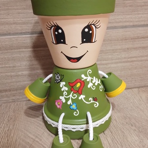 Olívia, Otthon & Életmód, Dekoráció, Virágdísz és tartó, Cserép & Kaspó, Festett tárgyak, MESKA