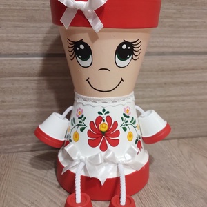 Kriszta, Kellékek & szerszámok, Díszíthető tárgyak, Cserép, Festett tárgyak, MESKA