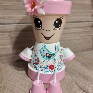 Panka, Otthon & Életmód, Ház & Kert, Cserépbaba, Festett tárgyak, MESKA