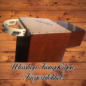 Konga Cajon dob kiegészítőkkel - Ha különleges ütős hangszert szeretnél - könyv & zene - hangszer & hangszertok - Meska.hu