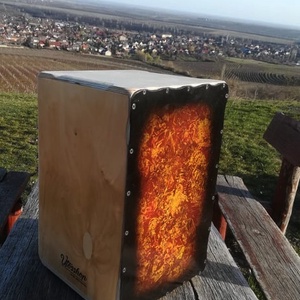 Design Series Fire cajon dob ütős hangszer - könyv & zene - hangszer & hangszertok - Meska.hu