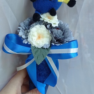 Minion ballagási csokor - otthon & életmód - dekoráció - virágdísz és tartó - csokor & virágdísz - Meska.hu