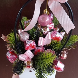 Mon cheri bonbonos dekor táska karácsonyi ajándék  - Meska.hu