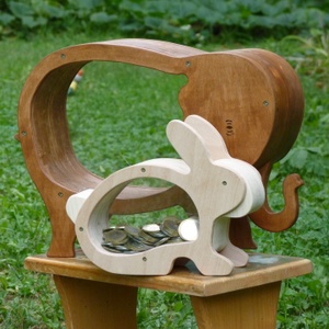 Nyuszi persely - ajándék gyerekeknek -  - Meska.hu