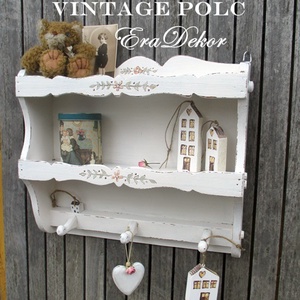 Fehér Vintage  polc -  - Meska.hu