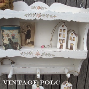 Fehér Vintage  polc -  - Meska.hu