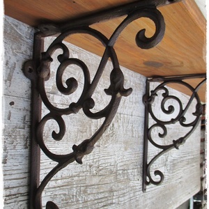 Fém konzolos vintage polc - otthon & életmód - bútor - polc - Meska.hu