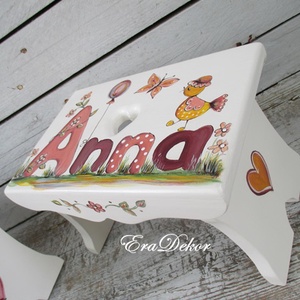 Virágos és madaras sámli  mesék   - játék & sport - Meska.hu