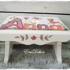 Virágos és madaras sámli  mesék   - játék & sport - Meska.hu