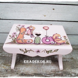 A fecske és a kiskutya meséje - otthon & életmód - babaszoba, gyerekszoba - gyerek szék, sámli - Meska.hu
