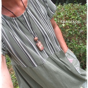  Bronz Bohém nyaklánc  - ékszer - nyaklánc - medálos nyaklánc - Meska.hu