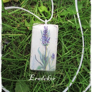 Romantikus levendulás nyaklánc - Meska.hu