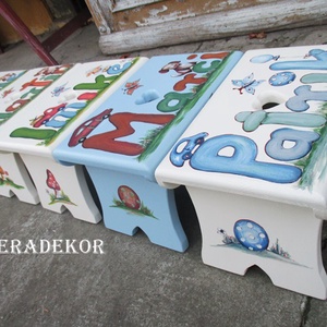 Mesés karácsonyi ajándékok - otthon & életmód - babaszoba, gyerekszoba - gyerek szék, sámli - Meska.hu