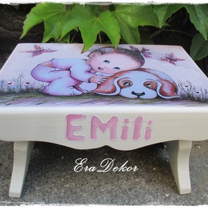  Kutyusos  sámli keresztelőre - játék & sport - babalátogató ajándékcsomag - Meska.hu