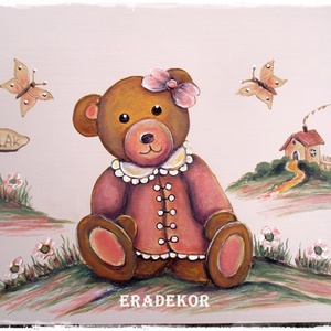 Macis kép a gyerekszobába - művészet - grafika & illusztráció - digitális - Meska.hu