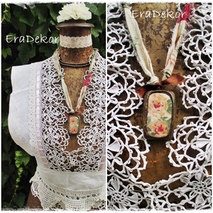  Bronz Bohém nyaklánc  - ékszer - nyaklánc - medálos nyaklánc - Meska.hu