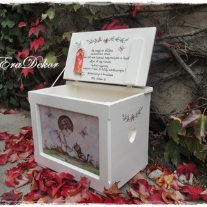 A cicát etető kislány meséje - otthon & életmód - babaszoba, gyerekszoba - gyerek szék, sámli - Meska.hu