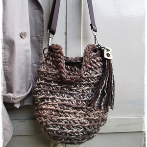 Monogramos puha táska - táska & tok - kézitáska & válltáska - kézitáska - Meska.hu