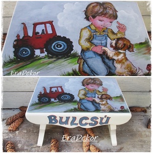 Névre szóló mesés sámli fiúnak keresztelőre ajándék - játék & sport - Meska.hu